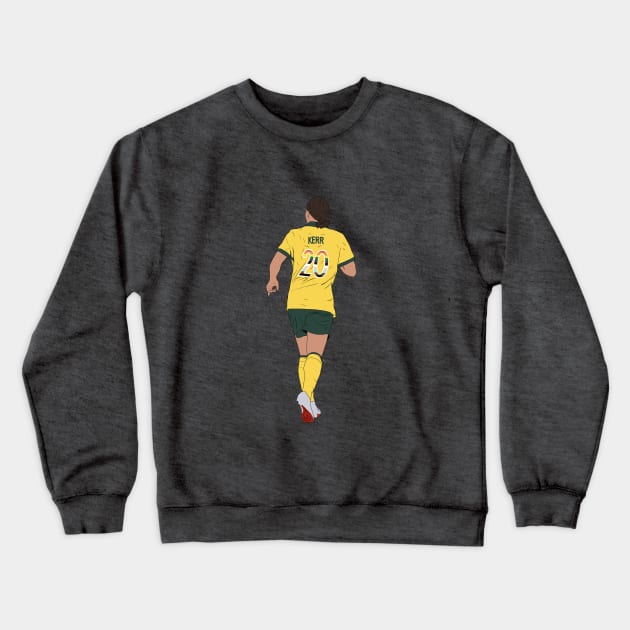 Sam Kerr Matlidas Women's Football Crewneck Sweatshirt by Hevding